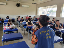 Notícia: Estudantes da rede pública recebem orientações de combate e prevenção contra Dengue, Zika e Chikungunya